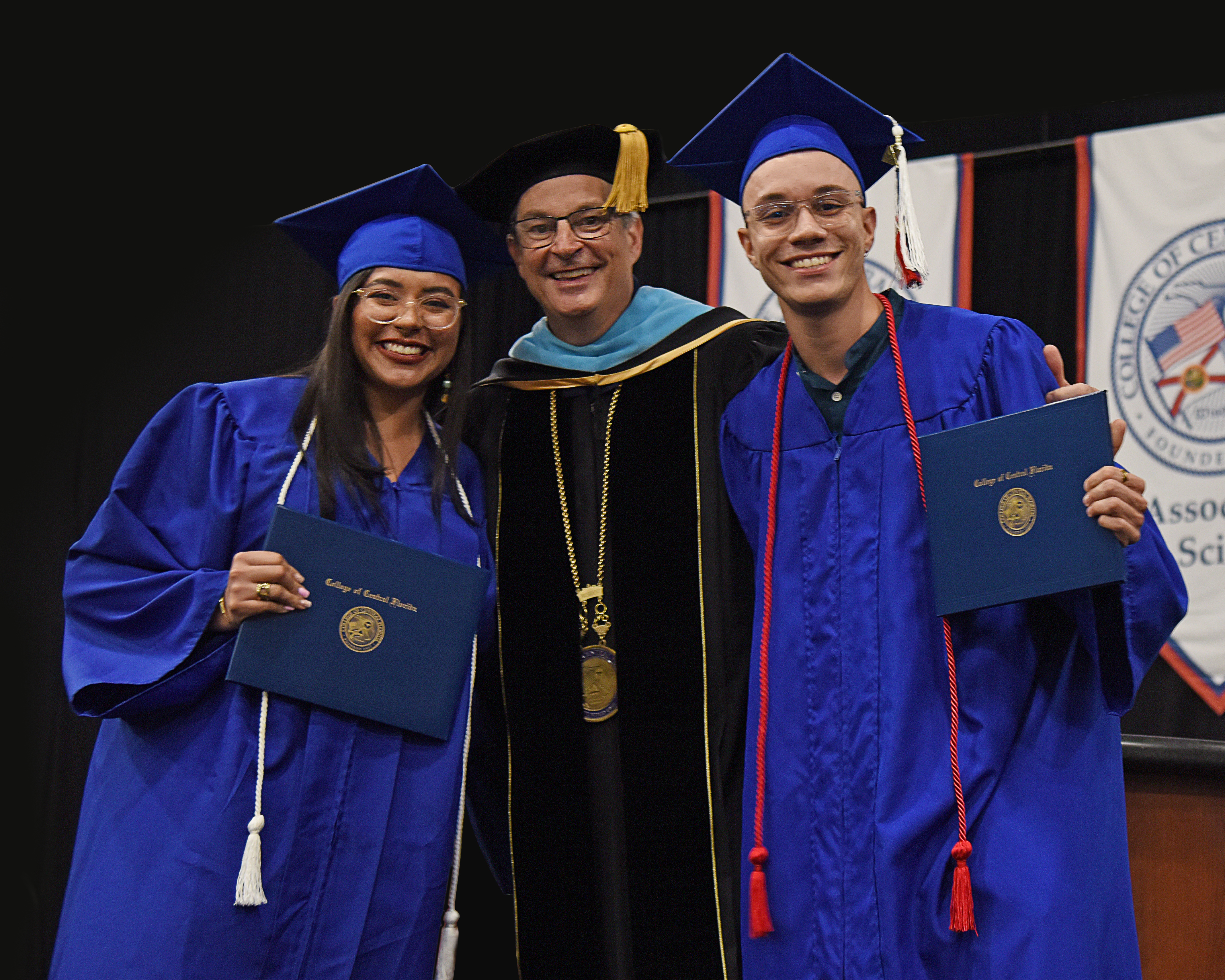 Dr. James Henningsen and Graduating Students