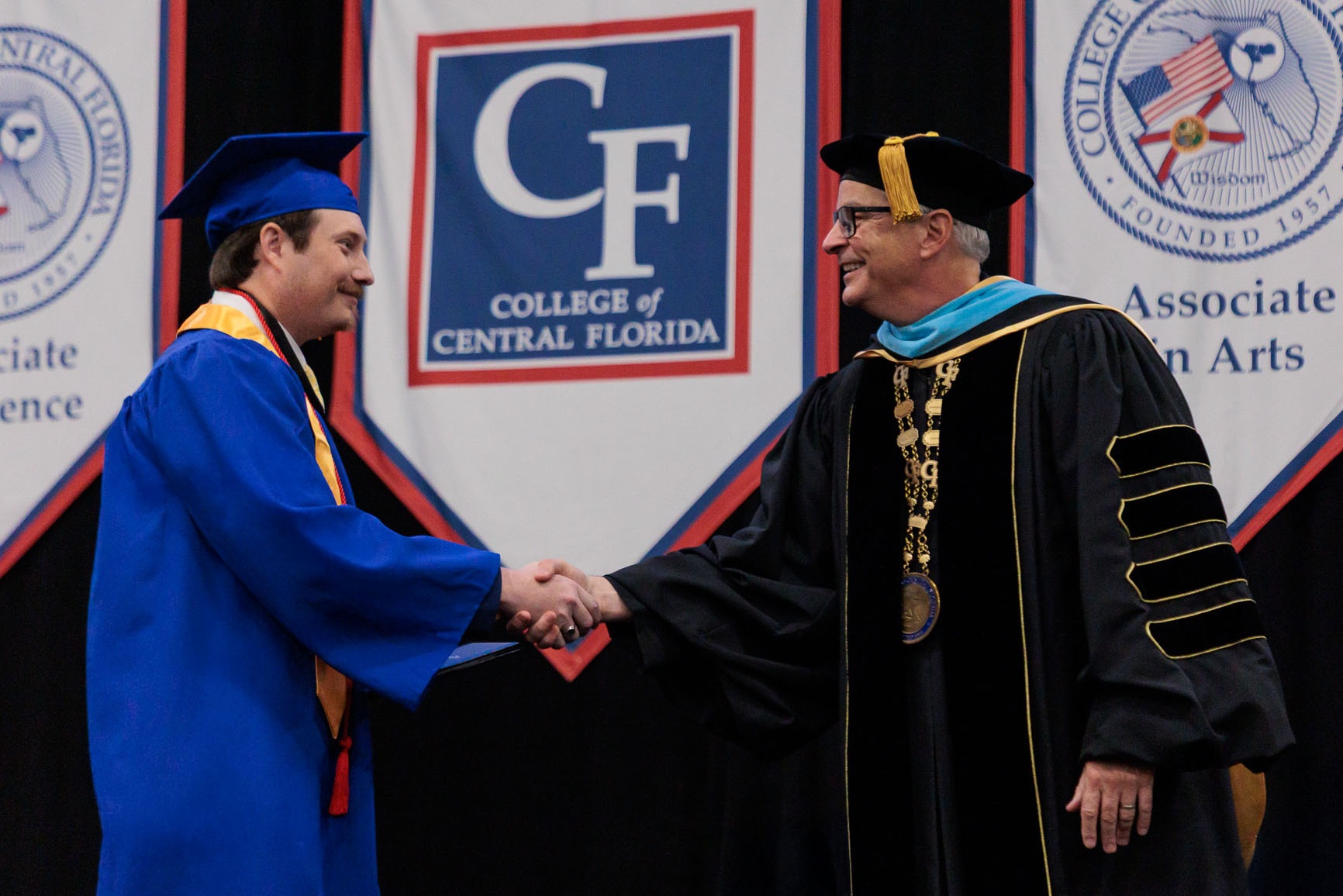 Dr. James Henningsen and Graduating Students